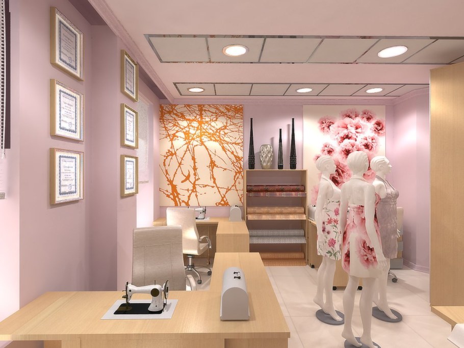 Красивый интерьер ателье