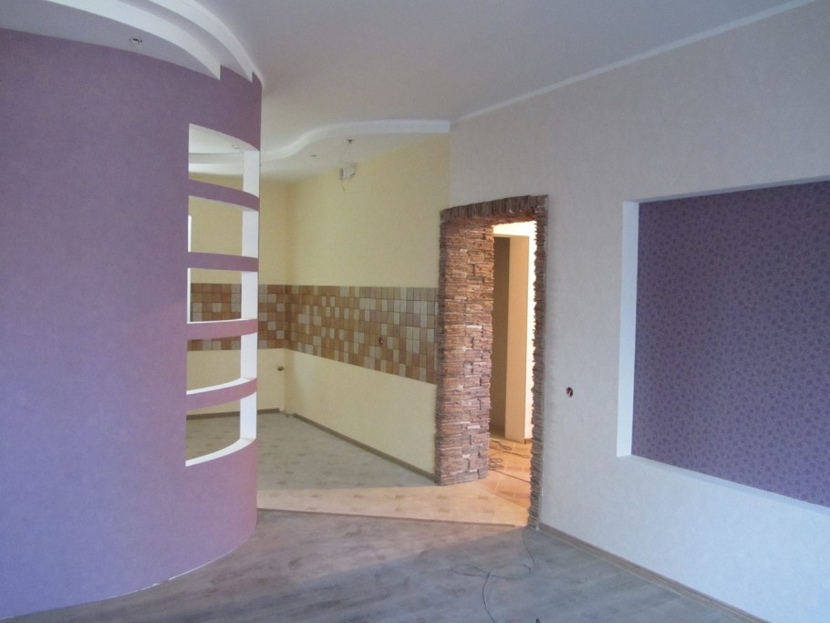 Недорогая отделка комнаты