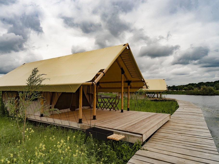 Глэмпинг фахверк