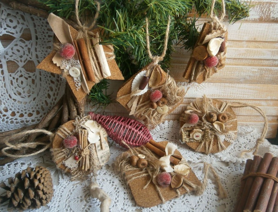 Панно плетеное из джута