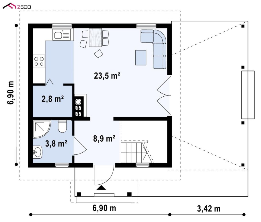 Схемы небольших домов