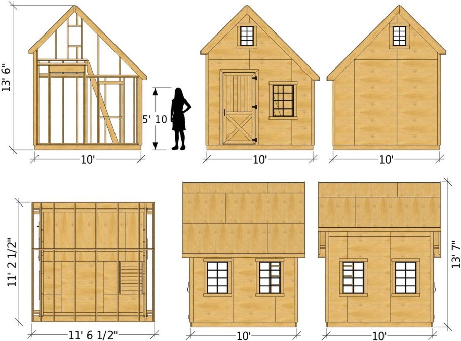 Планировка дома 36м2 одноэтажного