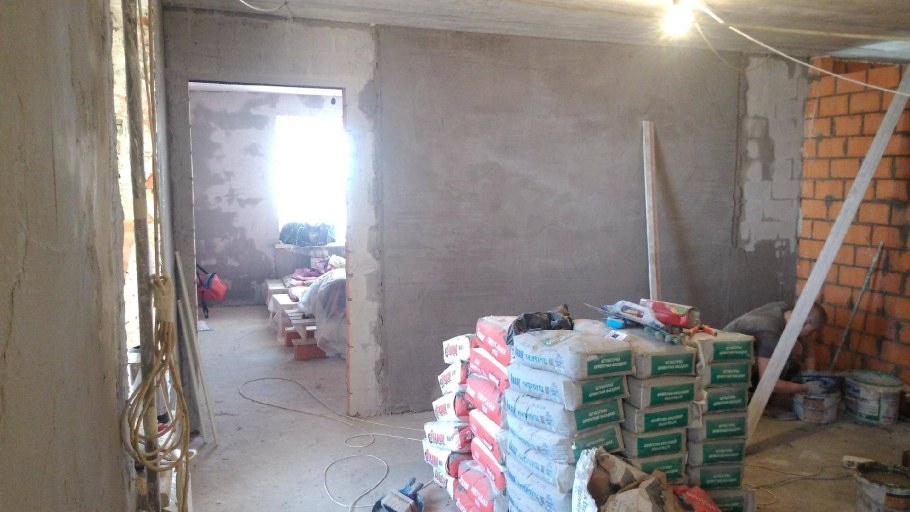 Студия черновая отделка