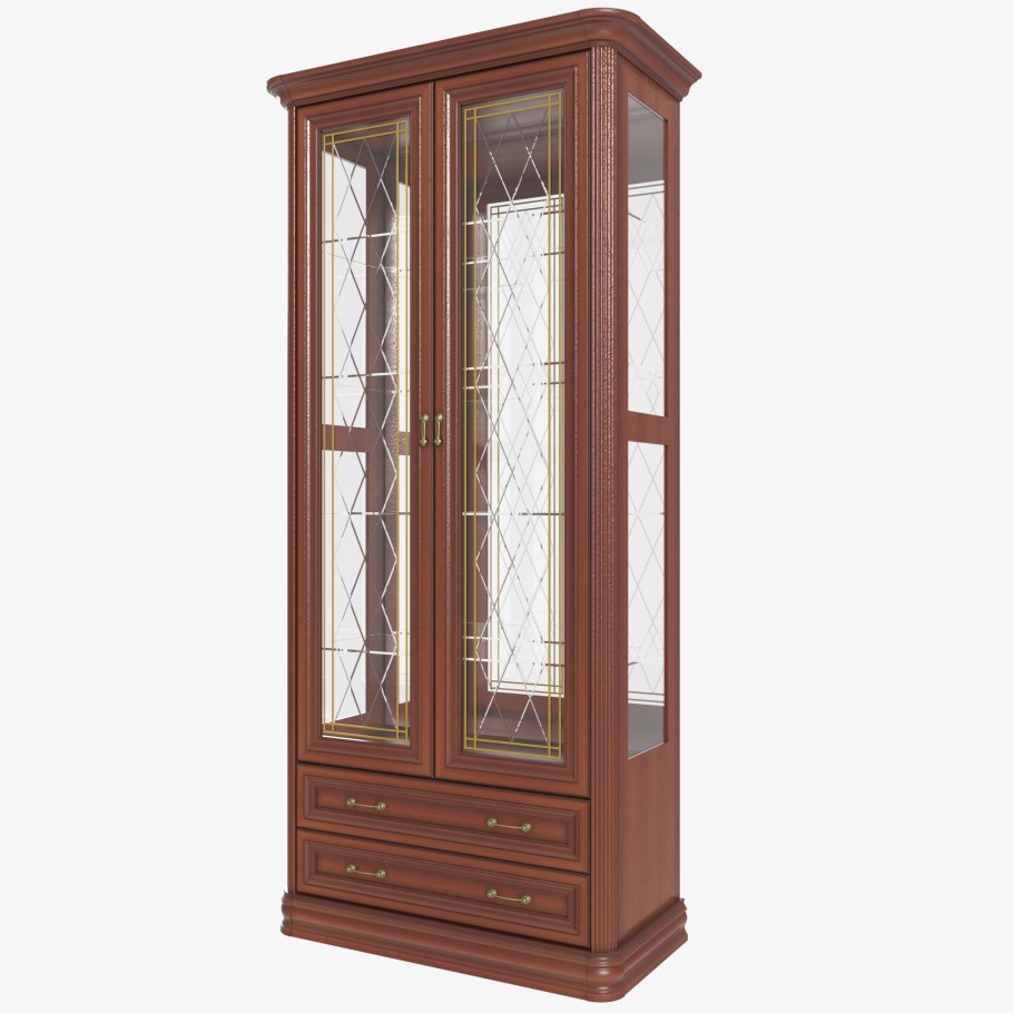 Сомово витрина угловая Василиса