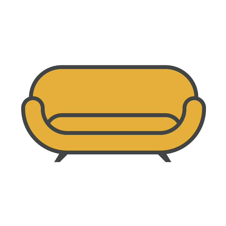 Мягкая мебель иконка