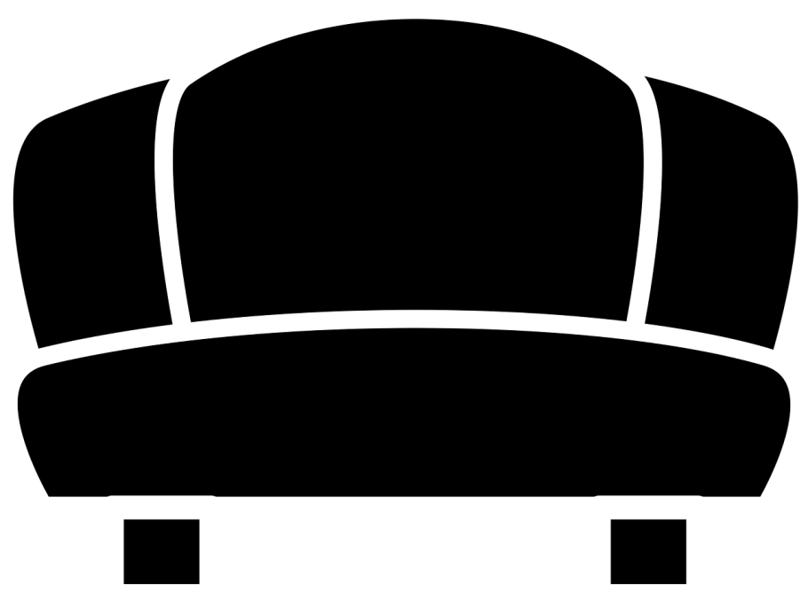 Красный диван иконка