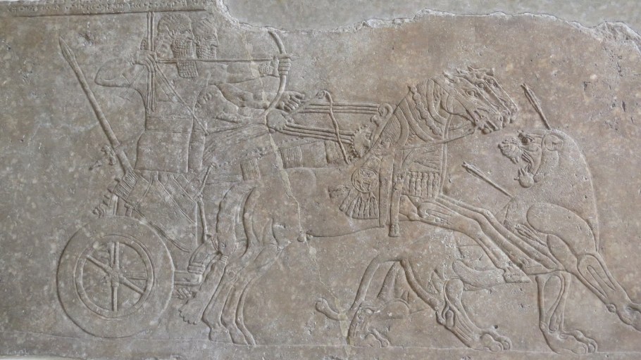Ассирийский рельеф из музея пергамон