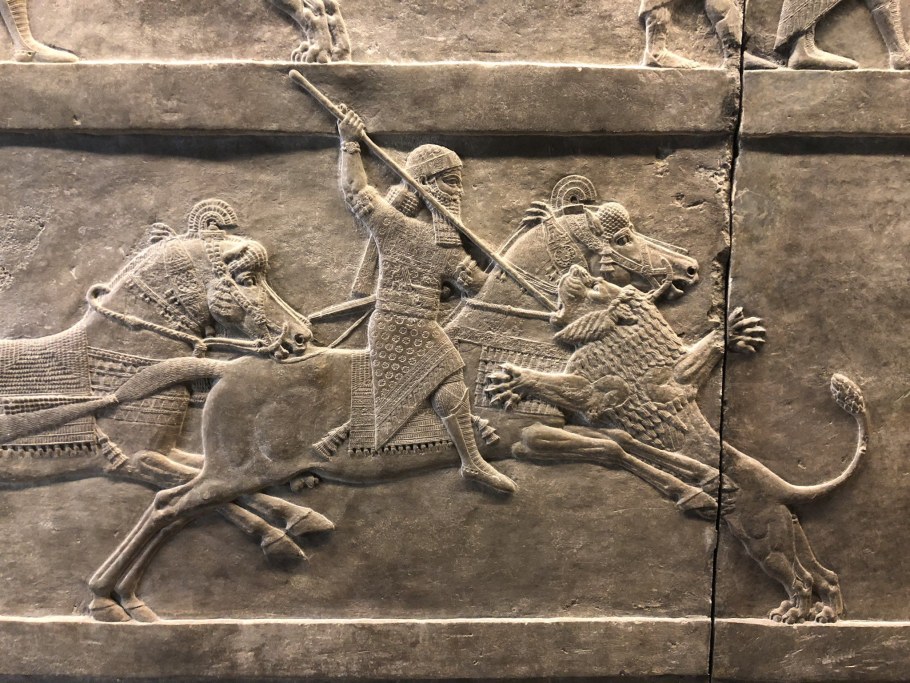 Дворец Ашшурбанипала в Ниневии рельефы