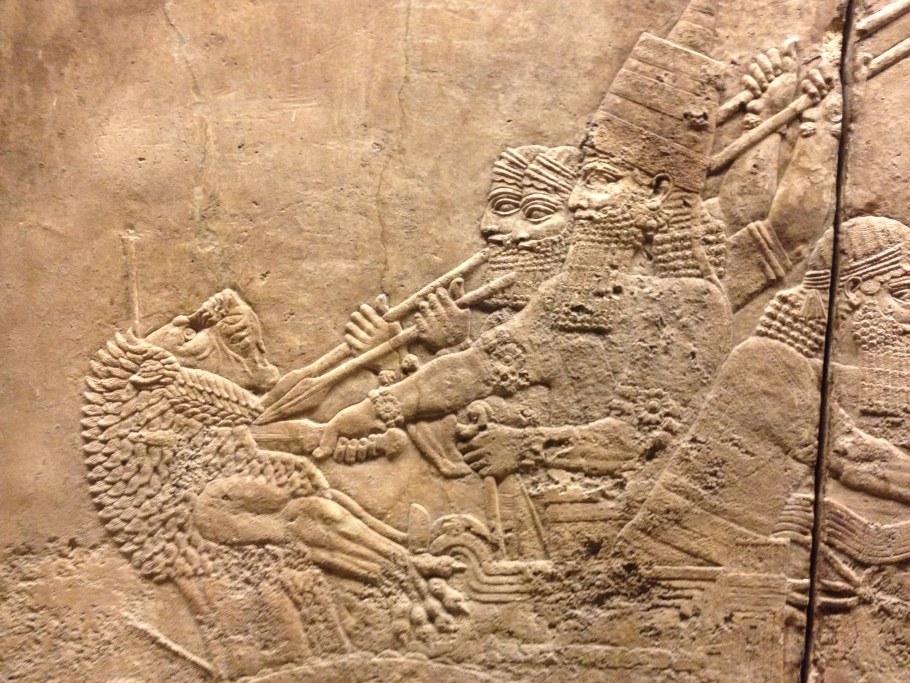Ассирийский барельеф Осада города Лахиш