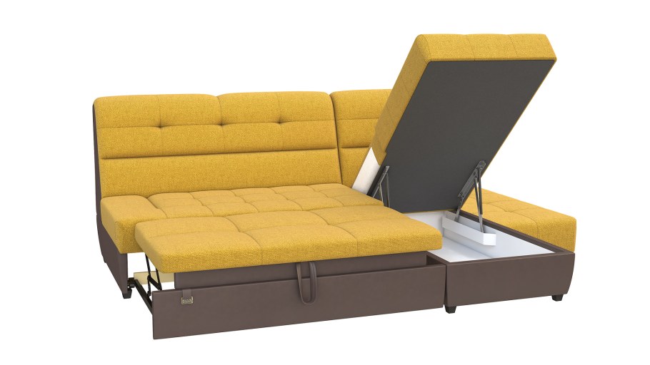 Диван Дельфин без подлокотников 2000х1500