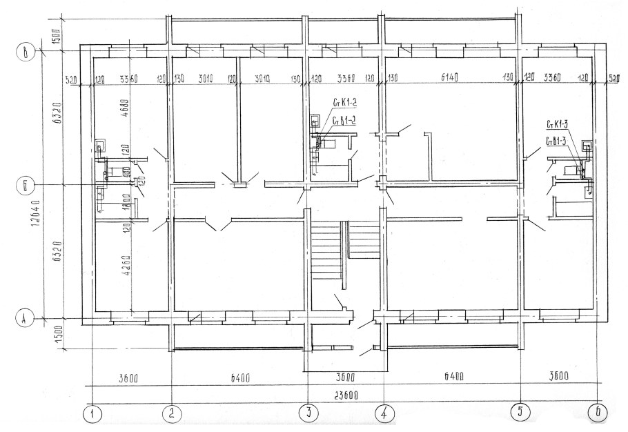 План здания чертеж