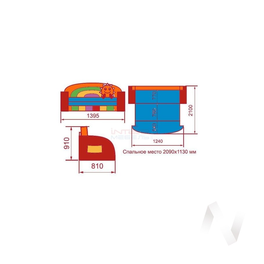Кровать Алиса кр-811
