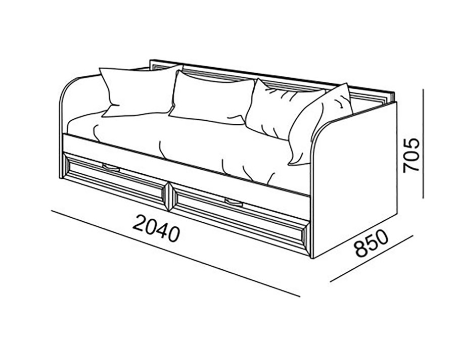 Тумба подвесная Verona my time 110 с ящиками