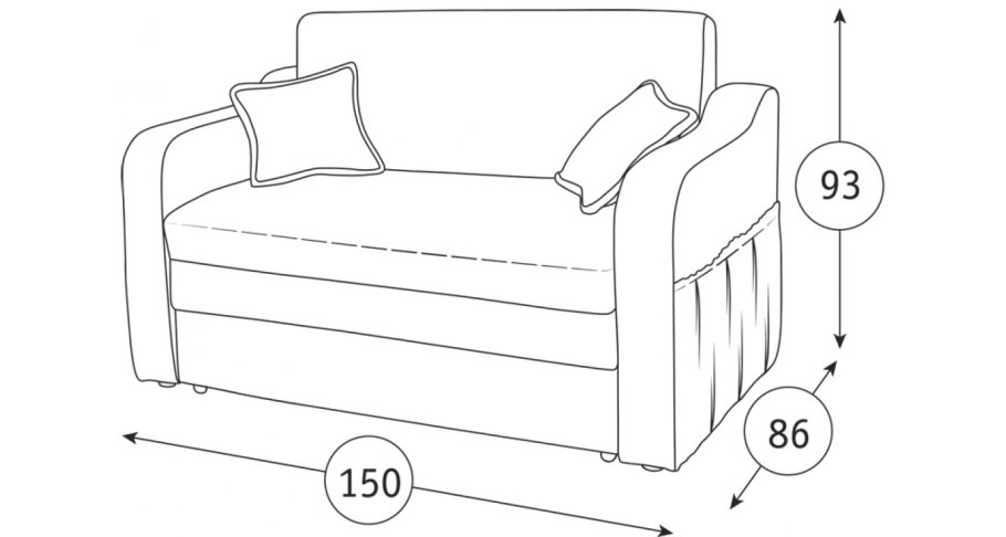 Детский диван "Незнайка"