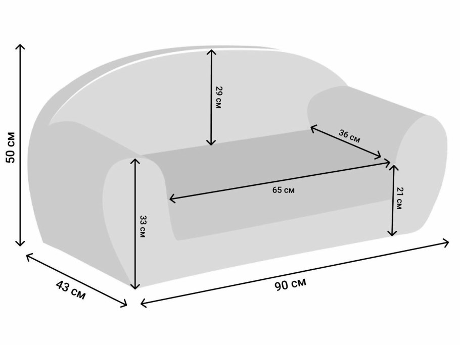 Диван раскладная секция 1281044 ЦДМ Воронеж