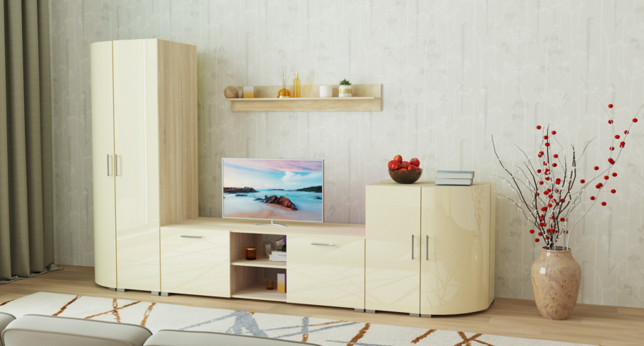 Прихожая София 8 Анкор белый