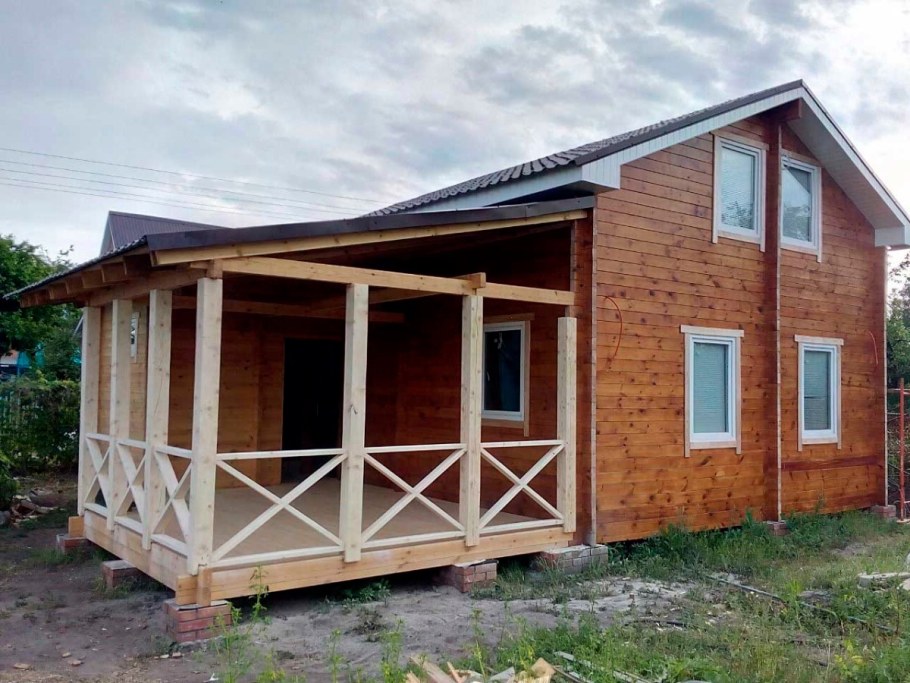 Каркасные веранды пристройки