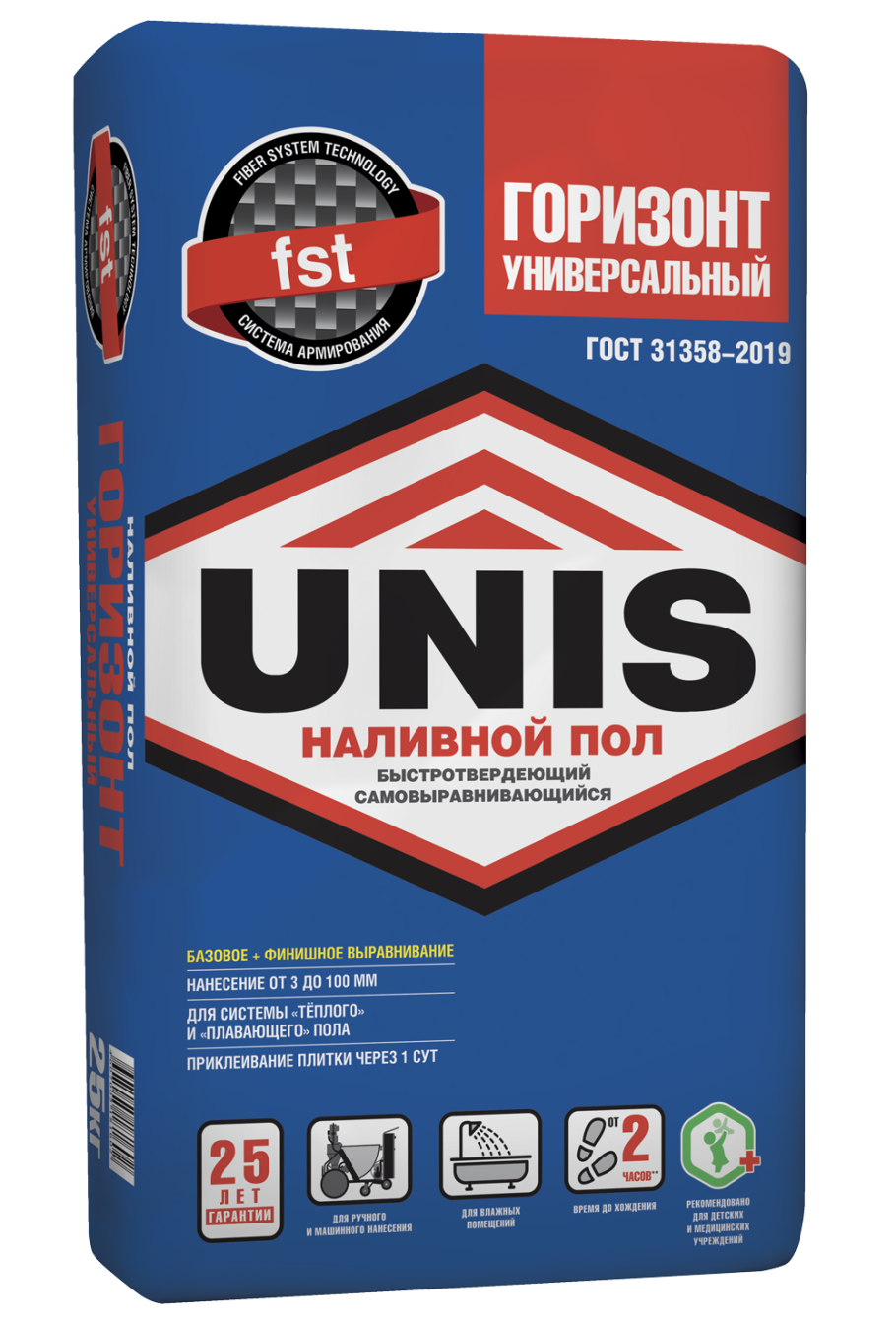 Наливной пол Unis Горизонт 20
