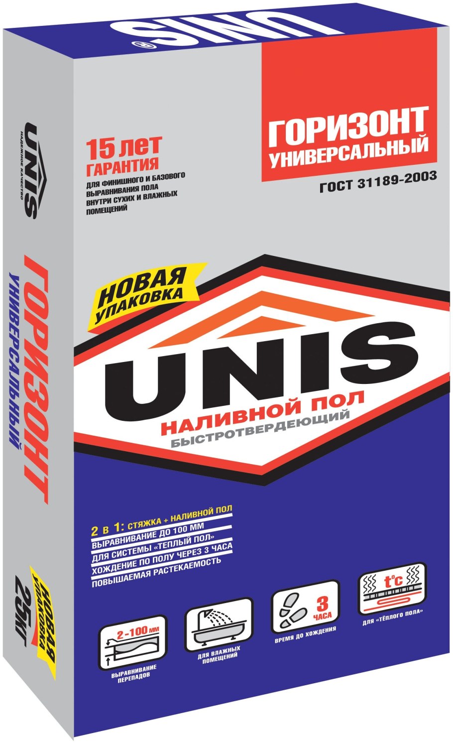 Юнис Горизонт универс наливной пол 20кг
