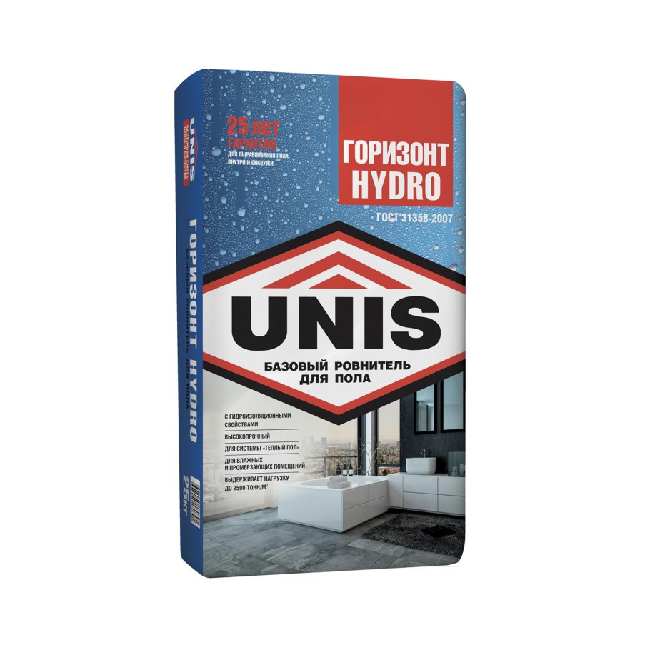Стяжка пола Юнис Горизонт 25кг