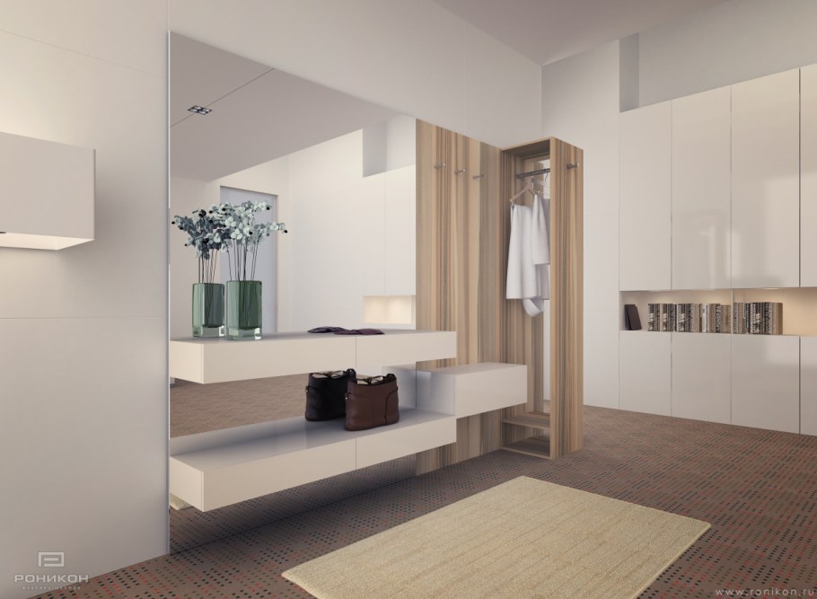 Подвесная тумба в коридор