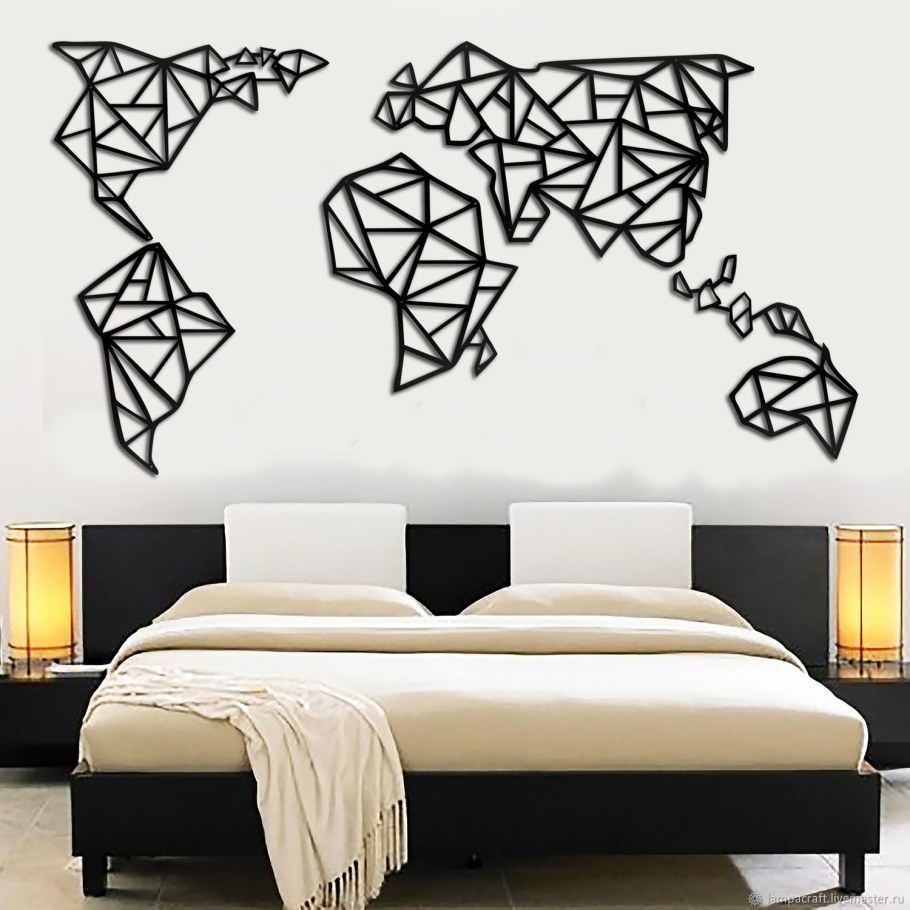 Металлический декор на стену