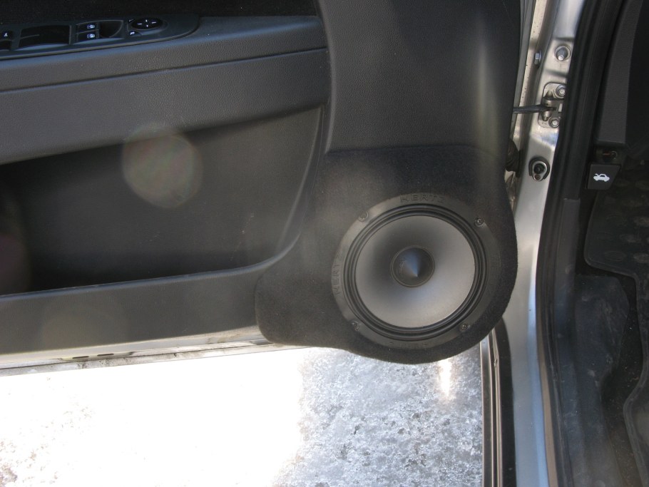 Подиумы в передние двери Lada Priora 2