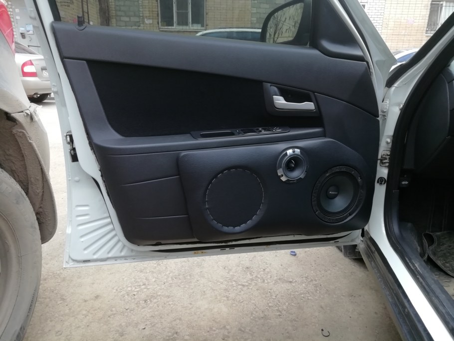 Карты дверей Приора под 20 динамик