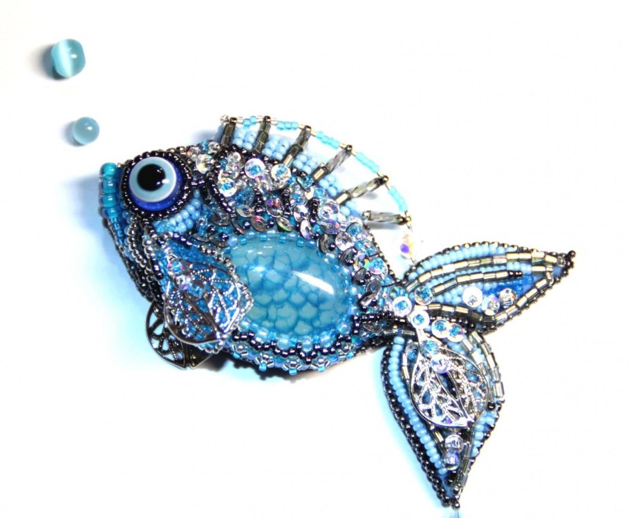 Бисерное колье