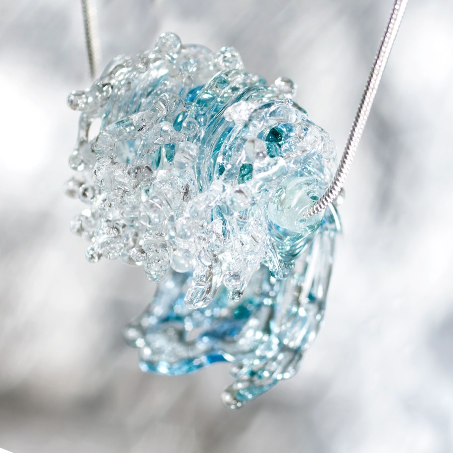 Бисерное колье воздушка