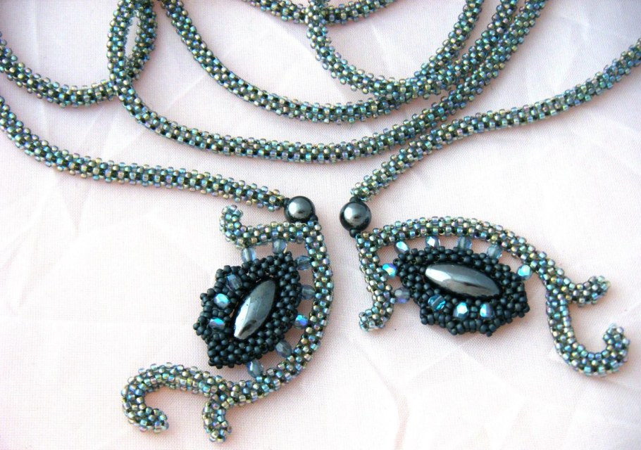 Декор ободка для волос