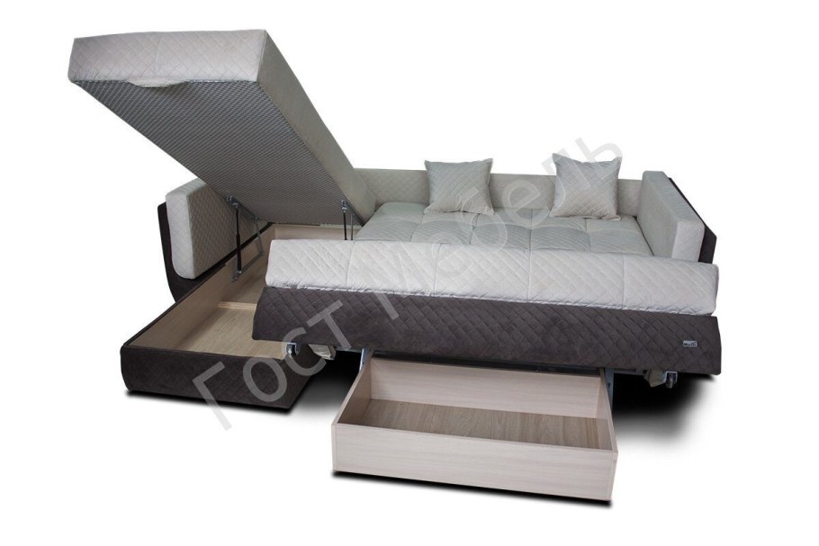 Диван аккордеон 180 с оттоманкой