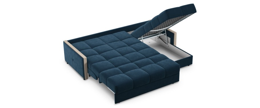 Диван угловой "аккордеон Люкс-1,2" оттоманка 650