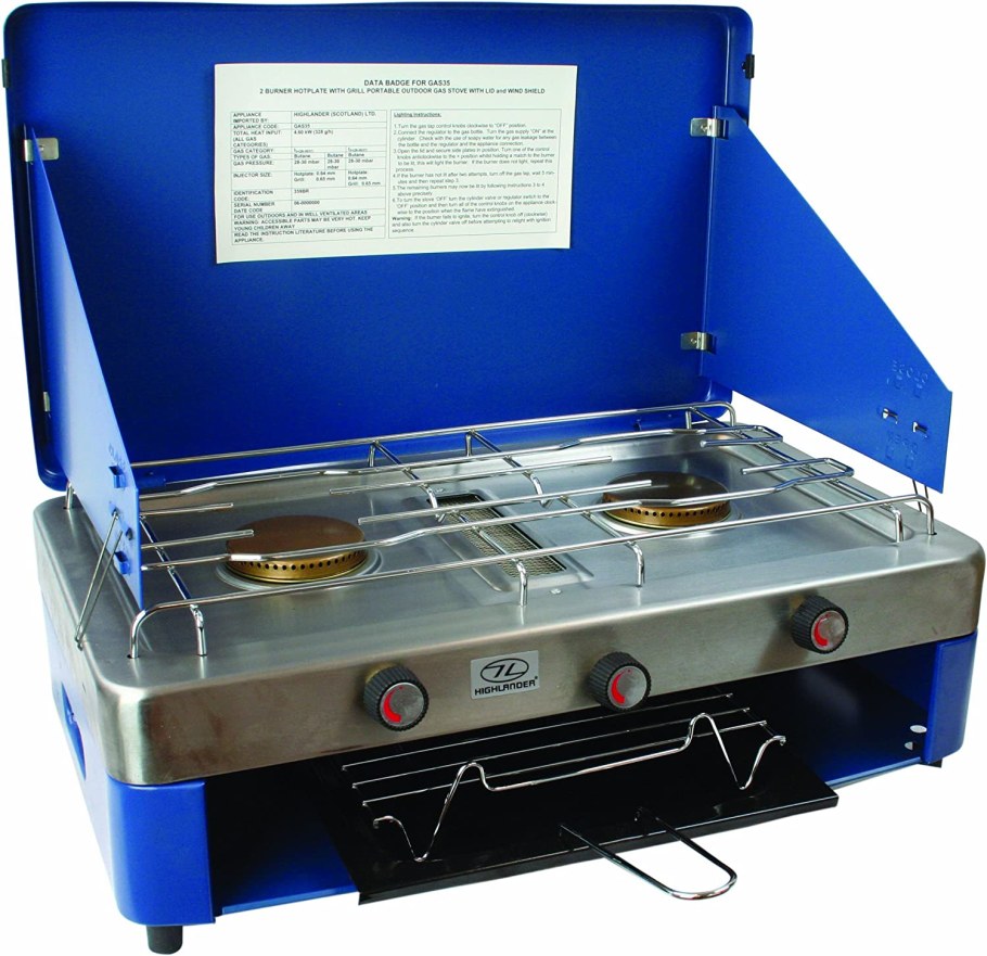 Газовая плита Ricci PGH 609b для дачи под баллон