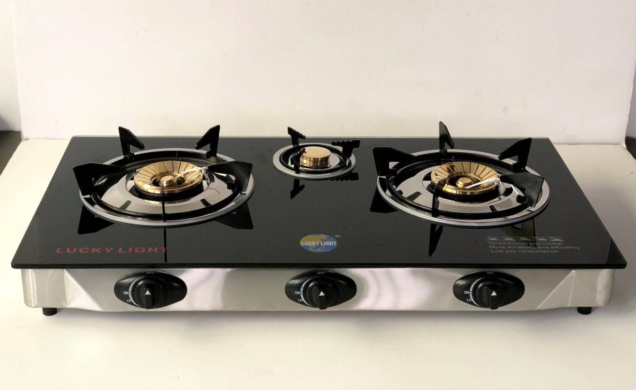 Triple Burner Glass Gas Stove ll-gsg07