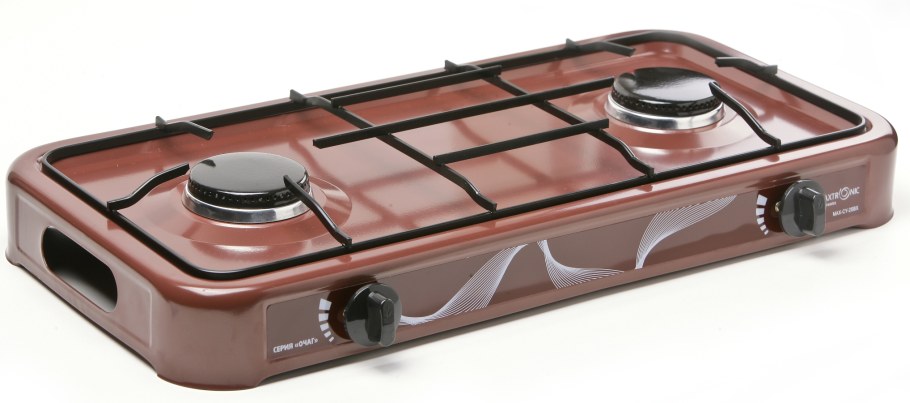 Плитка газовая 2 конф. Max-ao-002 белая "Maxtronic"