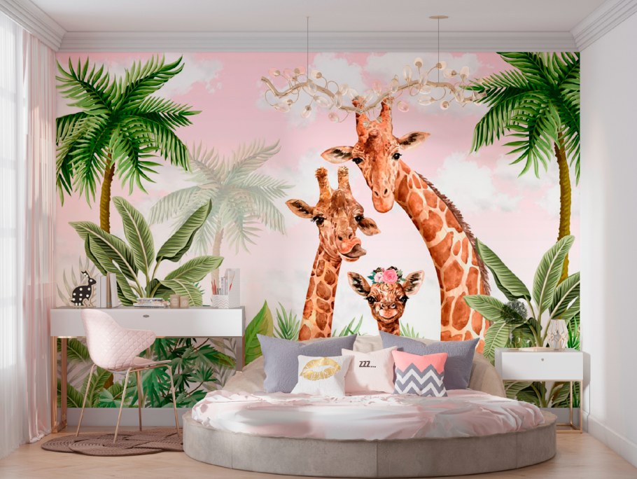 Жирафы в комнате