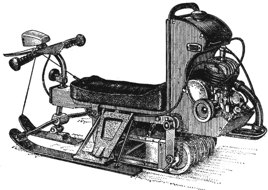 Снегокат Чук и Гек с мотором
