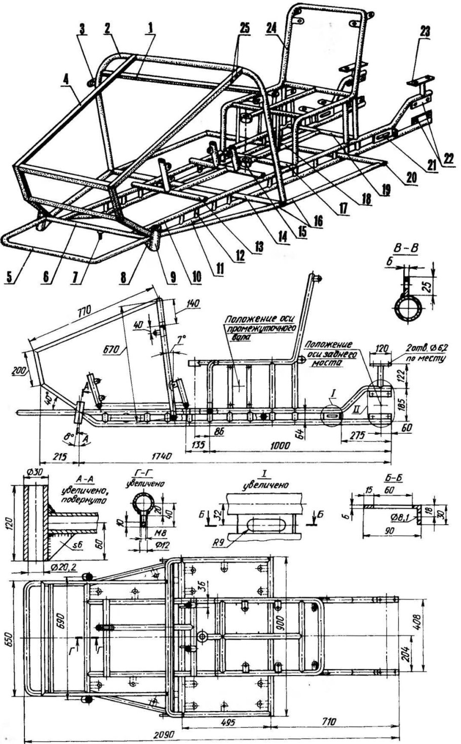 Чертежи электро лебёдки для вспашки огорода