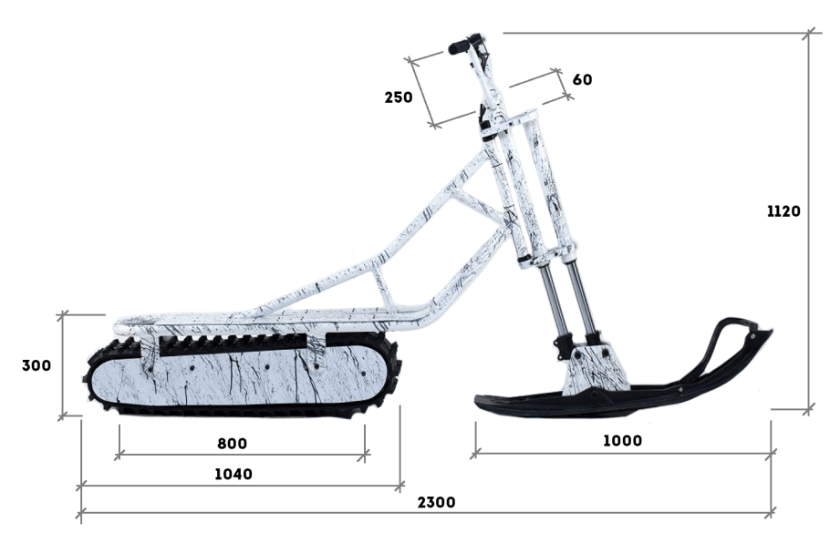Электросноубайк MONOTRACK L-280
