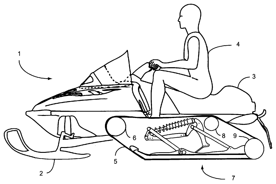 Развесовка снегохода чертеж