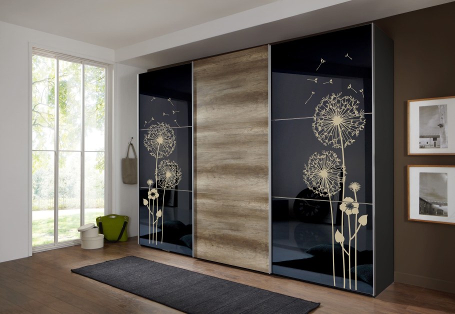 Шкаф-купе "Татьяна" (Миланский орех/коньяк)