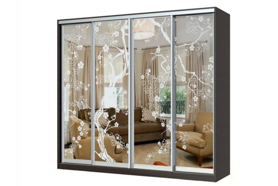 Шкафы с пескоструйным напылением