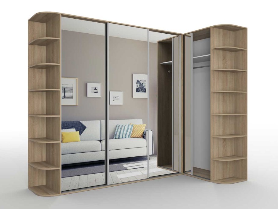 Шкаф-купе Версаль угловой