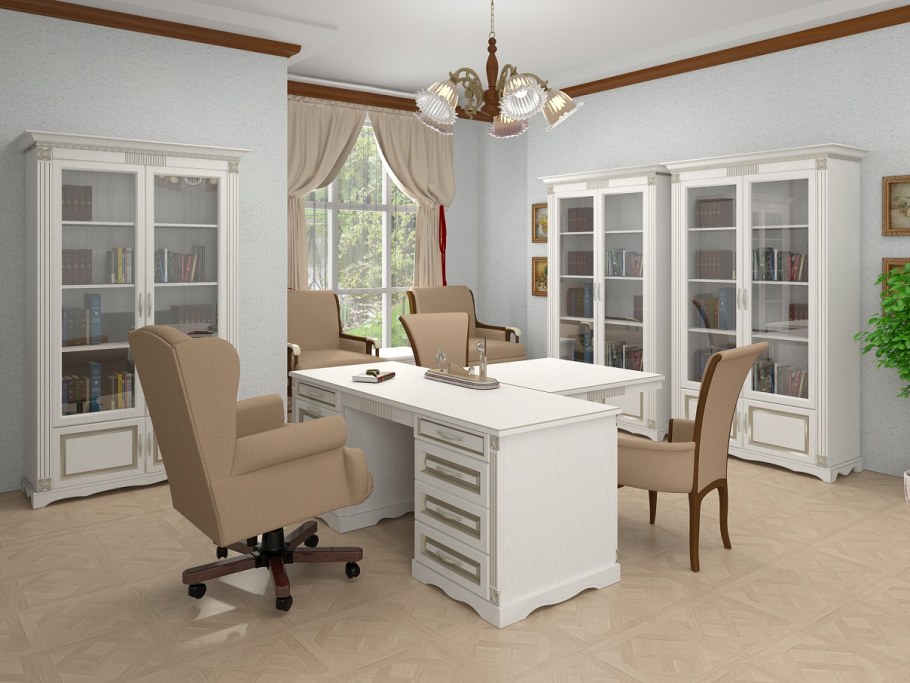 Кабинет руководителя Модерн Шамони темный