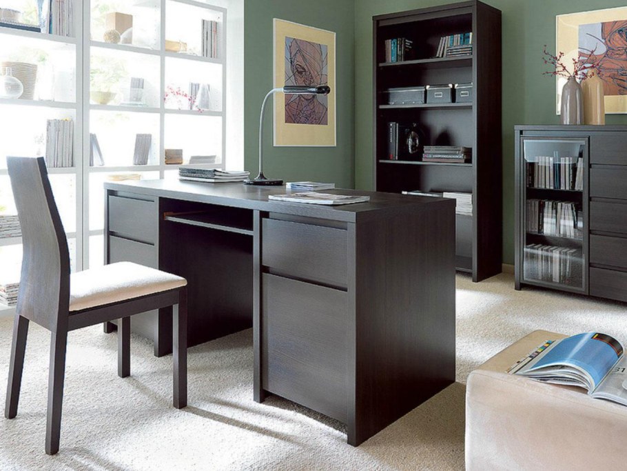 Стол руководителя Raut 1800х800х750мм цвет орех Даллас RSDT 188