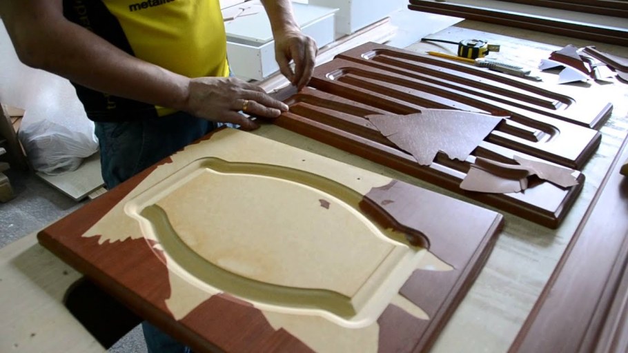 Реставрирование кухонных МДФ фасадов