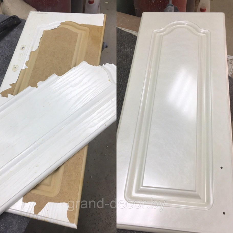 Разноцветный кухонный гарнитур