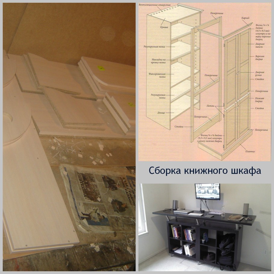 Шкаф купе из подручных средств своими руками