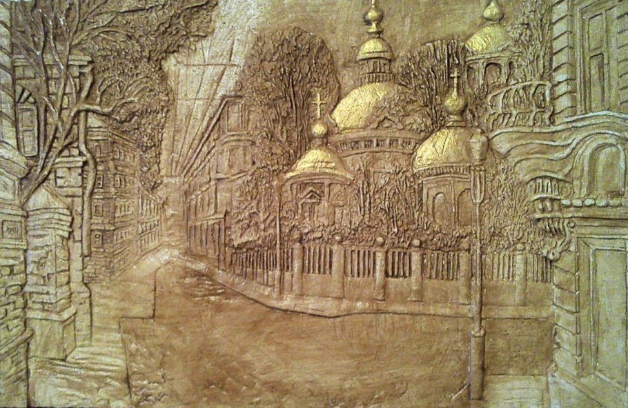 Барельефы на стенах храмов